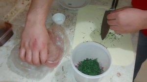 Жарим Свиной Стейк. вся кухня в масле )))