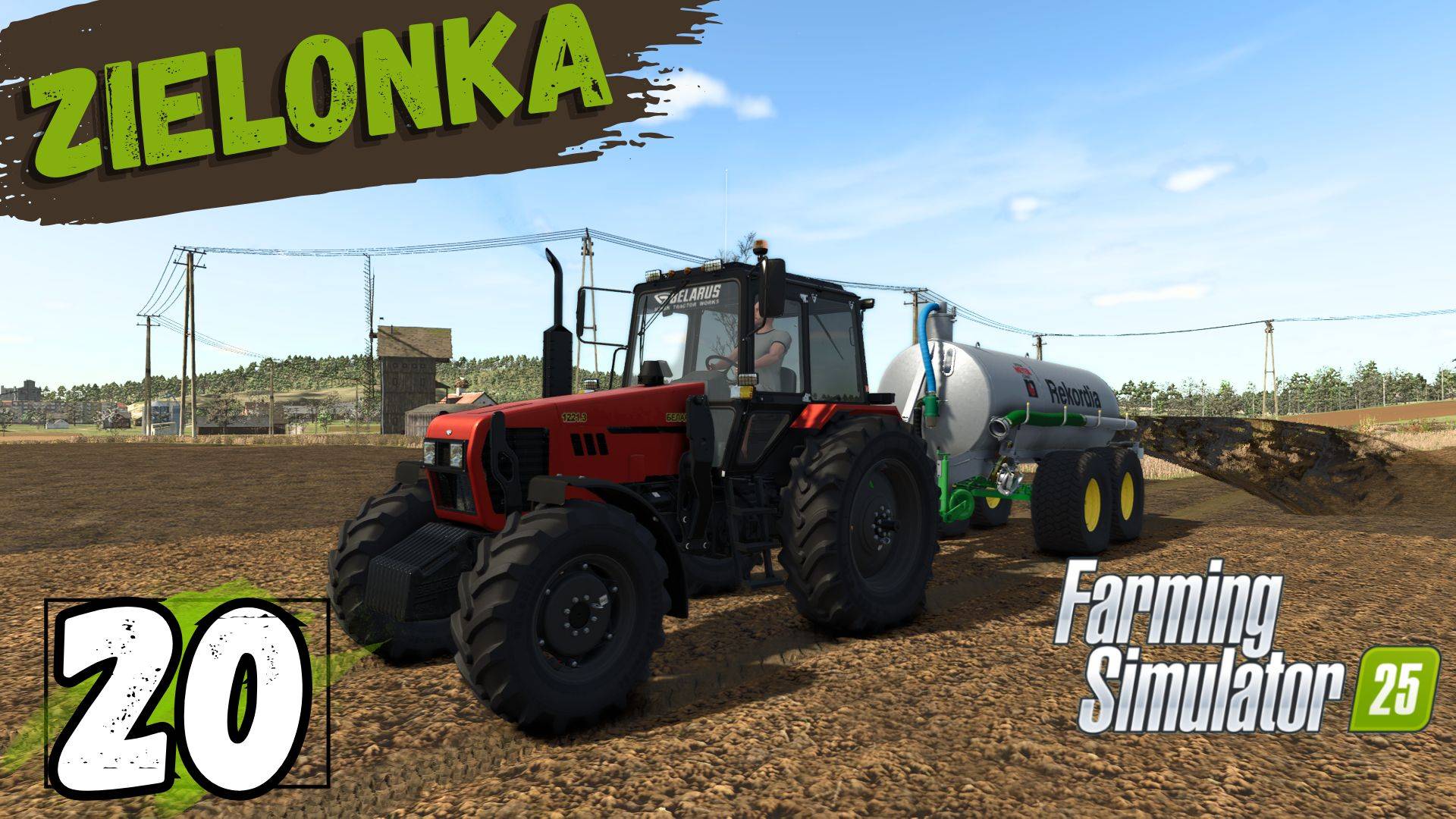 Повысил азот жидким навозом, прикатал Овес, Новая база для техники #ZIELONKA #FarmingSimulator25
