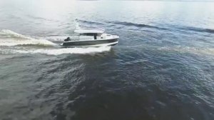 Катер для путешествий и экспедиций Modius 34 | Алюминиевый катер | Тест катера в Финском заливе