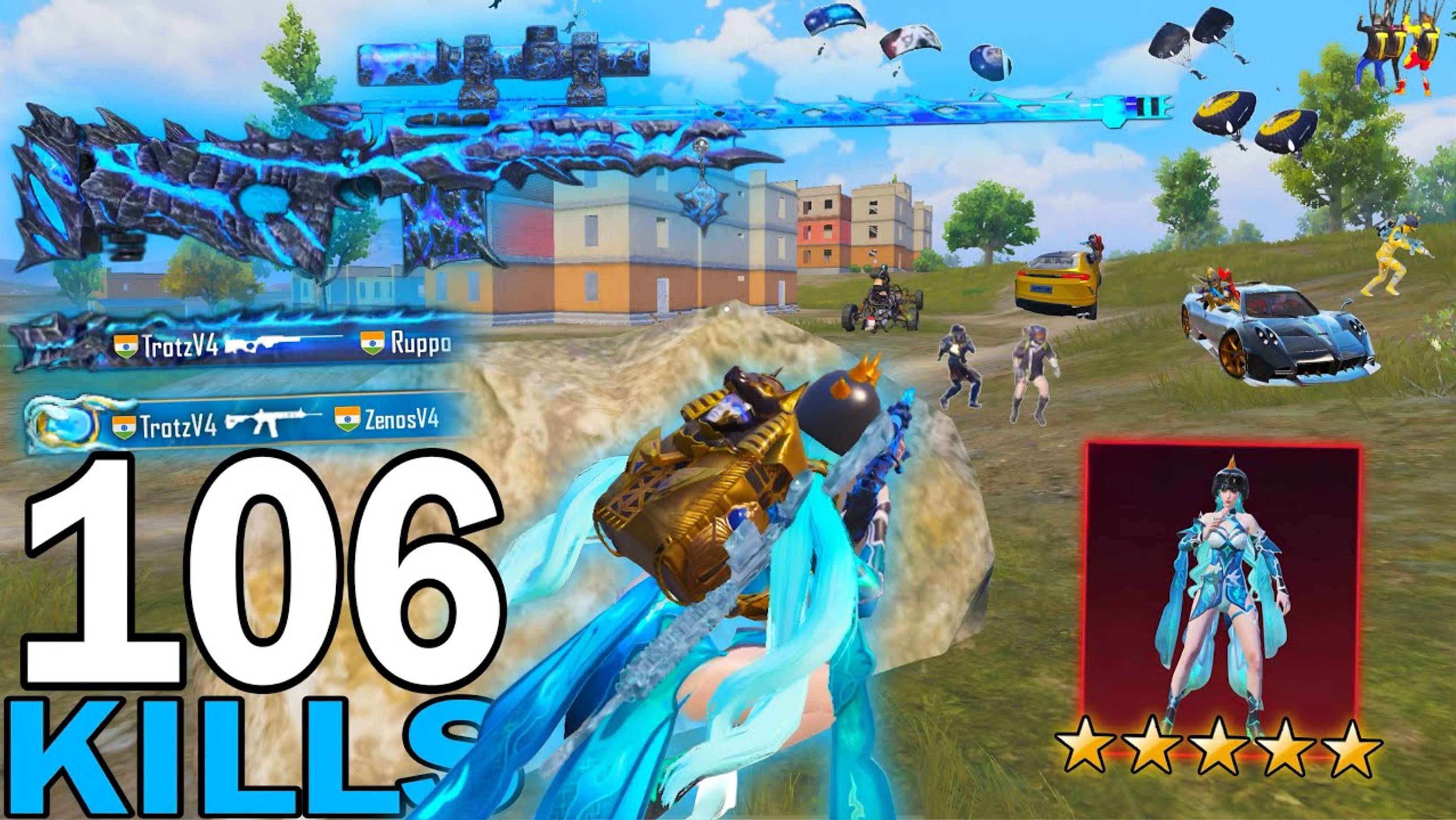 106 УБИЙСТВ!!🔥 В НОВОМ СЕЗОНЕ будет ОЧЕНЬ АГРЕССИВНЫЙ игровой ПРОЦЕСС в стиле RUSH!😍Pubg Mobile