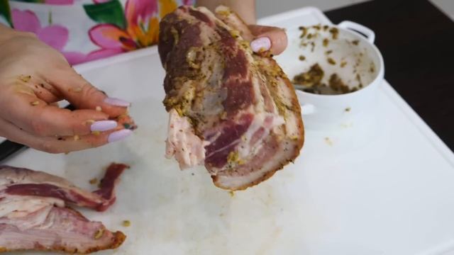 Сало в духовке! ВКУСНЕЕ МЯСА! Рецепт.