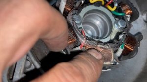 Пропала искра на питбайке