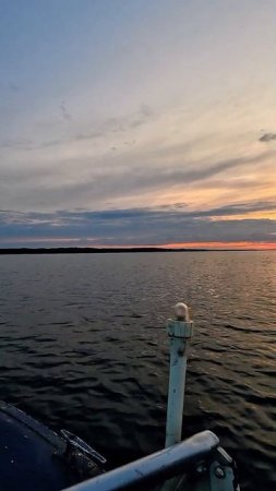 Закат на рыбалке