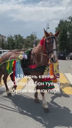 19 июнь сәгать 11 дә Казан Сабан туе алдыннан традицион  бүләк җыю йоласы үтәчәк.