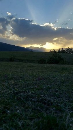 Закат над Арчо. Дагестан.  Кавказская тропа.