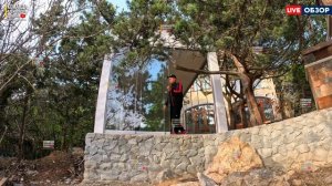 Безрамное остекление в Крыму Fit Track 4х рельсовая