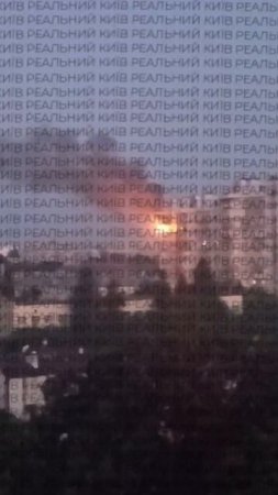 Прилеты ночные по Киеву везде .
