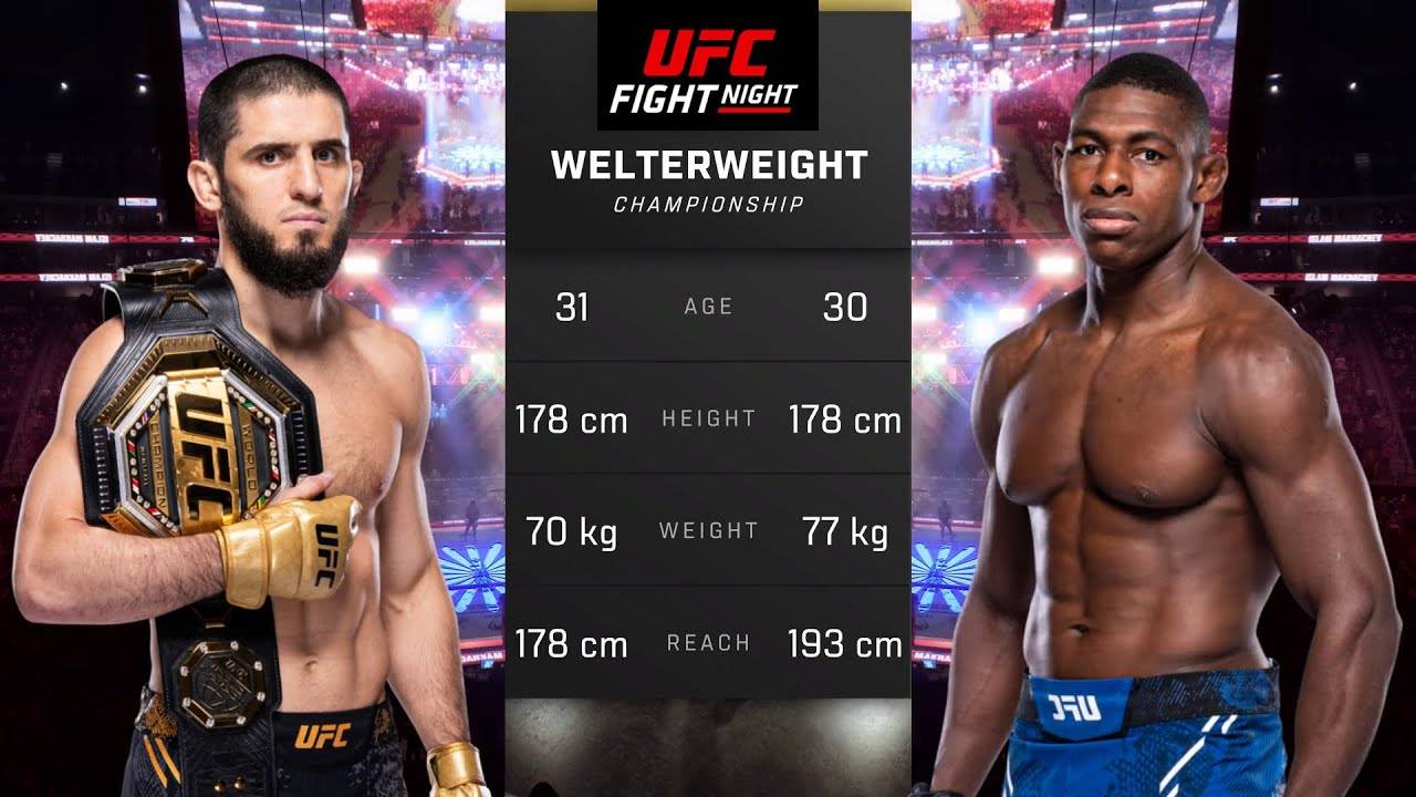 Ислам Махачев против Хоакина Бакли Полный бой - UFC 5
