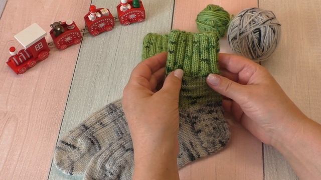 Пряжа "Летняя березка". Детские носочки.