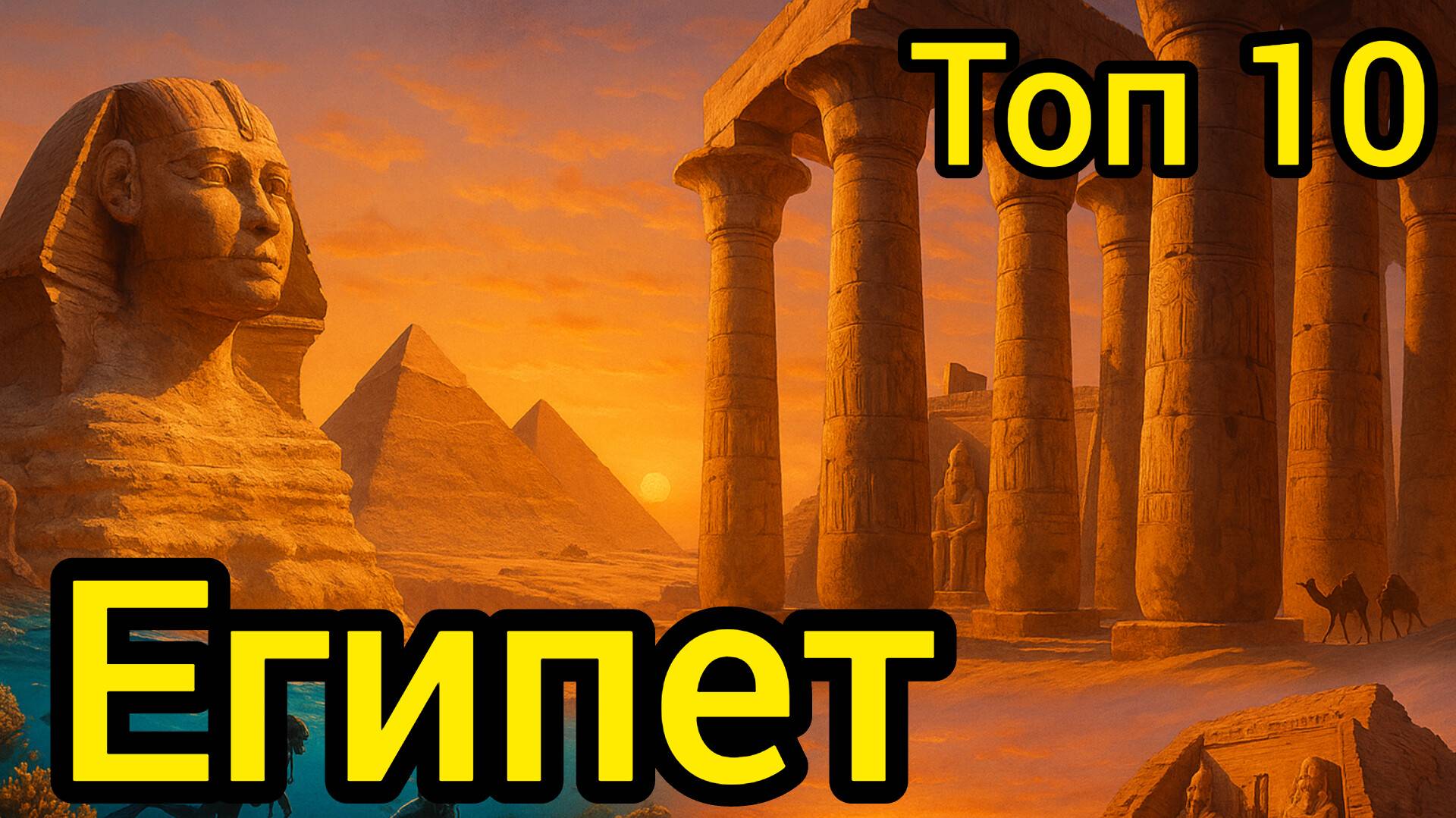 Топ 10 | ЕГИПЕТ : Удивительные места