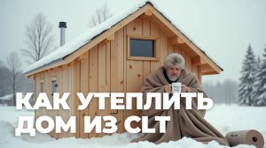 🔥 КАК УТЕПЛИТЬ ДОМ ИЗ CLT? | Лучшие решения без потери «дыхания» дерева
