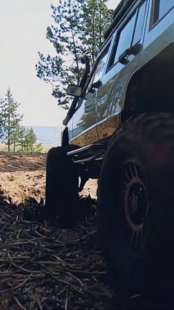 RC Trophy Jeep Cherokee XJ Lake Ladoga #rctrophy #rccar #rcoffroad