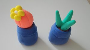 Фигурки из воздушного пластилина.