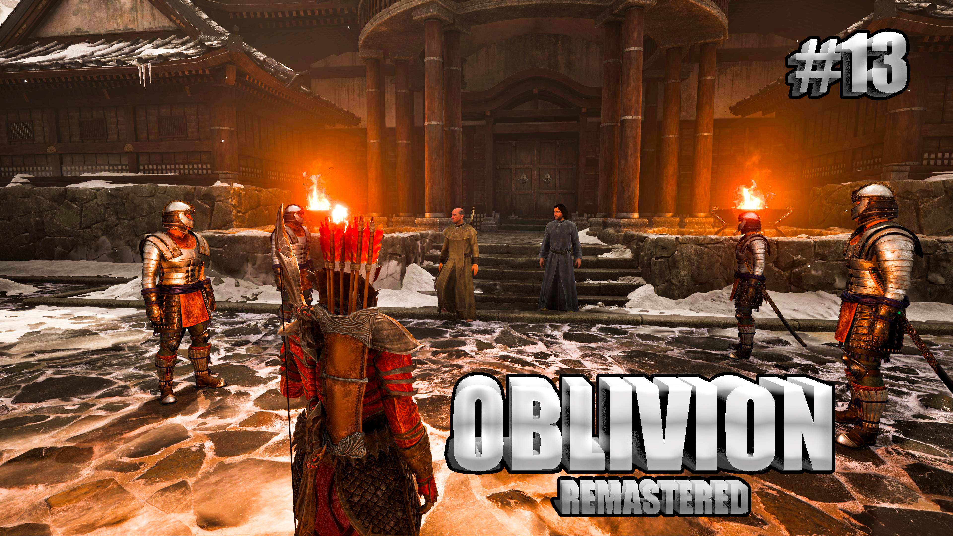 TES 4 Oblivion Remastered Прохождение#13 Пристолонаследник Спасён (РУССКАЯ ОЗВУЧКА) 4k