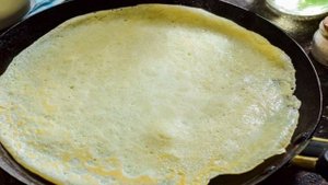 Блинчики с грибами и гречкой