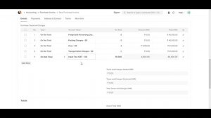 SigzenERP - How to Apply Purchase Taxes and Charges in ERPNext