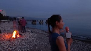 5.) Встреча на берегу моря КЦ Сияние, часть 5. Песни у костра