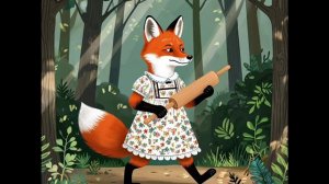 Русская народная сказка Лисичка со скалочкой  (аудиосказка, рассказывает Анна Богомолова)