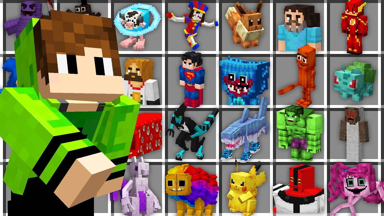 Я создал ЗООПАРК со всеми ИЗВЕСТНЫМИ МОБАМИ в  МАЙНКРАФТЕ! Minecraft