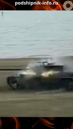 ПТРК RBS-56 с ракетой Bill против танка Centurion. Испытания на полигоне