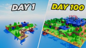 Построй свой остров чтобы не умереть в роблоксе