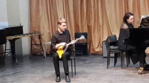 Терещенко Тимофей  р.н.п. _Под окном черёмуха_ в обр. В.Городовской