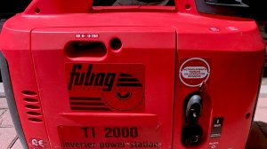 Бензиновый генератор Fubag TI 2000. Запуск и работа