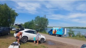 Озеро Тагарское .Отдых на озере .Город Минусинск