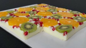 ОЧЕНЬ ЛЕГКИЙ! ОЧЕНЬ ПРАКТИЧНЫЙ! ОЧЕНЬ ВКУСНЫЙ РЕЦЕПТ ФРУКТОВО-МОЛОЧНОГО ДЕСЕРТА