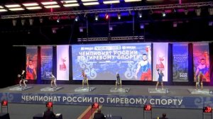 Степанова Оксана, Дедюхина Ксения, Тарвердиева Мария Рывок гири Чемпионат России 2025 Рывок гири