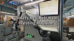 Оборудование для тестирования натяжителей ремней безопасности — демонстрация работы