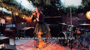 Ученица школы Наталья Перец с композицией Eye of the tiger. Клуб Алексея Козлова