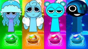 ВСЕ СИНИЕ ИНКРЕДИБОКС СПРУНКИ - Мультики про Спрунке | МУЛЬТФИЛЬМЫ SPRUNKI в Tiles Hop 70 серия