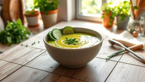 Летний фаворит: Огуречный Гаспачо — прохлада, которая тает во рту!