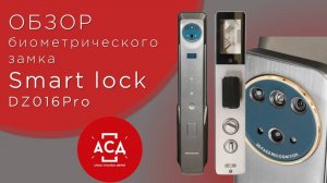 Smart lock dz016 pro. Видеообзор