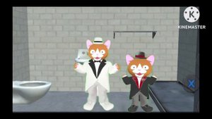 издевательство с котом часть 1.[Sakura school simulator]