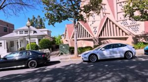 Прекрасная Солнечная прогулка по улицам Пало-Альто)= Центр Кремниевой долины...