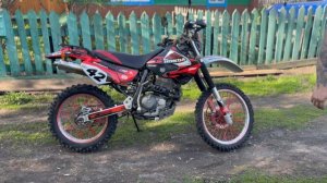 Honda XR400 запуск на холодную