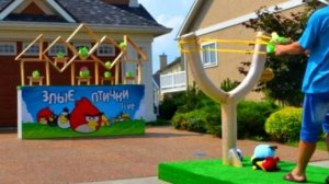 Аттракцион Angry Birds, обзорное видео