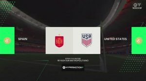 Spain Vs United States 16 Чемпионат Мира 1/8 Финала по версии игры FC 25 на PS5