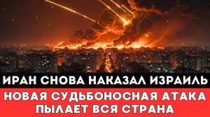 ИРАН СНОВА АТАКОВАЛ ИЗРАИЛЬ — И НАКАЗАЛ ОТРЕАГИРОВАВШИХ НА ГРОМКУЮ И МОЩНУЮ АТАКУ ТЕЛЬ-АВИВА