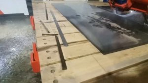 Резка гранита под углом на станке Master Lite