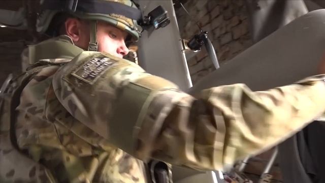 Красноармейское направление. Работа БПЛА "Молния-2".
