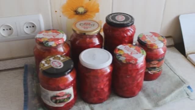 Суповая заправка борщ в банках .