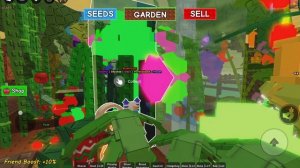 играем в вырасти сад с другом.