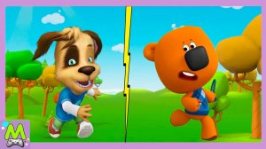 Ми-Ми-Мишки против Барбоскиных.Догонялки с Героями Мультфильмов.Кто Самый Ловкий