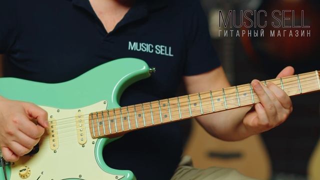 JET GREEN STRATOCASTER S-S-H WORDS - MUSIC SELL