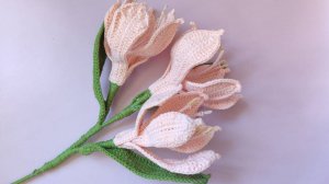 Альстромерия крючком // Мастер-класс по вязанию цветов // вяжем цветы крючком