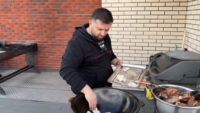 мясо в казане по-Узбекски на заварке ! Джыз или Кавурдак — так вы не ели никогда!!!