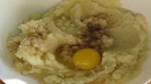 Картофельные биточки с грибами